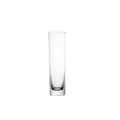 17.5CM/6.9Inch Cylinder Glass Flower Vase Tall Bud Vases Single Stem Vase Home Centerpieces for Table Living Room Wedding Decorations(Transparent)