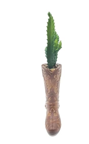 Artificial Cactus Succulent, 1 Piece – Brown