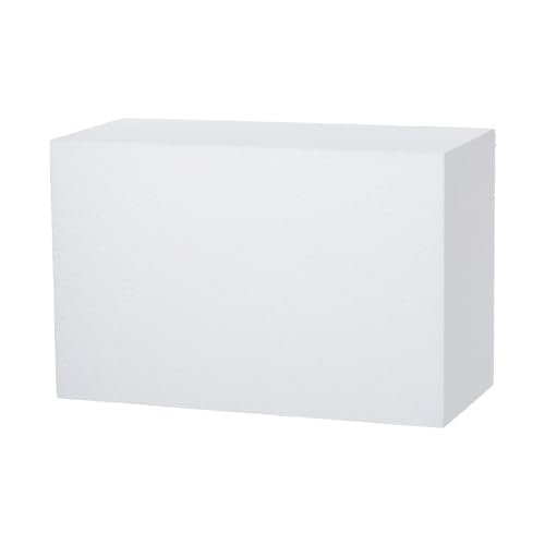Crafare Craft Foam Blocks Large 17X11X7inch Polystyrene EPS Foam Blocks for Arts Projects Sculptures Modeling Floral Arrangements and Centerpieces