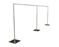 Backdrop Stand Kit Adjustable Heavy Duty Portable 10FT X 20FT Pipe and Drape Quick Set Up for Wedding&Party&Event&Photography&Show&Display (No Drape) ，But Not for Flower Walls/TVs/Heavy Items - size: 10FT x 20FT & No Drape