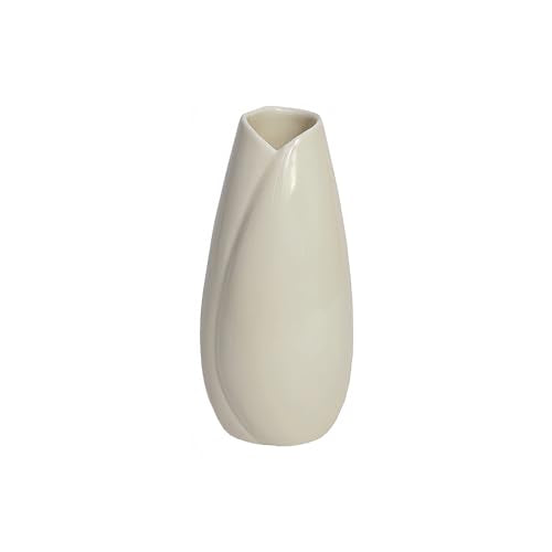 Simple Vase for Flowers Plants, Small Cute Flower Vase for Modern Table Shelf Home Decor Wedding Boho Decor, Farmhouse (1pc-HBP-White) - color: 1pc-hbp-white