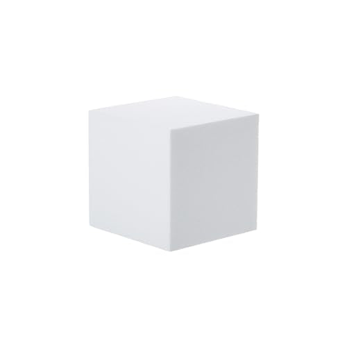 Crafare 4 Pack Craft Foam Blocks 6x6x6inch Polystyrene Brick Square for Arts School Projects Sculptures Floral Arrangements Modeling and Centerpieces - size: 6x6x6in 4pcs