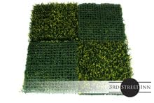 3rd Street Inn Artificial Greenery Wall Panels for Privacy - 12-Pack - color: Golden Boxwood