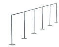 Adjustable Heavy Duty Portable 10FT X 50FT Pipe and Drape Backdrop Kit Quick Set Up Easy for Wedding&Party&Event&Photography&Show&Display (No Drape), But Not for Flower Walls/TVs/Heavy Items - size: 10FT x 50FT & No Drape
