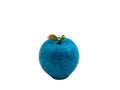 Marble Fruit Paperweight - Handmade Stone Decor for Office Desk, Kitchen Table, Modern Home & Housewarming Gift (Blue)