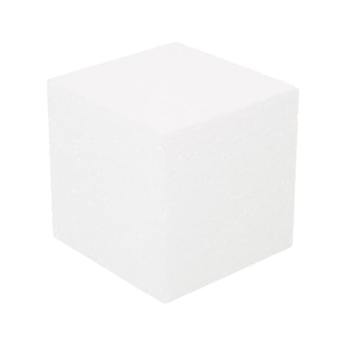 Crafare 3x3x3 Inch 24Pack Craft Foam Square Polystyrene Square Cubes for Arts Projects Sculptures Floral Arrangements Modeling and Centerpieces - size: 3x3x3inch 24pcs