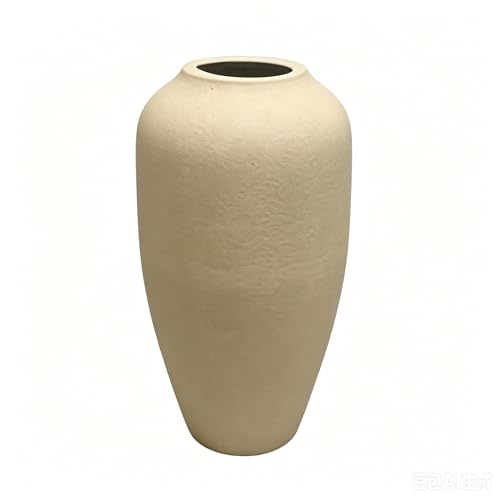 Hosley 11 in High Brown Metal Vase, Ideal for Dried Flowers Gift for Floral Arrangements Wedding Home Spa Votive Candle Gardens - color: Brown