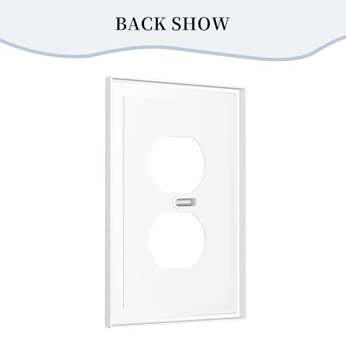 Decorative Art Light Switch Covers Watercolor Wildflower Bouquet 1 Gang Single Duplex Outlet Wall Plate Switchplate Electrical Faceplate for Home Decor - color: Watercolor Wildflower Bouquet, size: 1-Gang Duplex Outlet / 5 x 3 IN