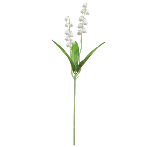 Artificial Flower Bellflower Simulated Lily of The Valley Home Soft Decoration Wedding Valentine's Bouquet Green Plants,1PCS - size: 35*5*3cm