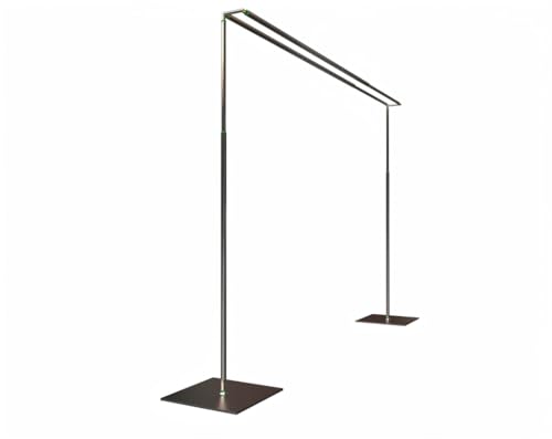 Adjustable Backdrop Stand Pipe Kit Heavy Duty Quick Set Up for Wedding&Party&Event&Photography&Show&Display (10FT x 10 FT Double Crossbar, No Drape Include) ，But Not for Flower Walls/TVs/Heavy Items - size: 10FT x 10FT & Double Crossbar & No Drape