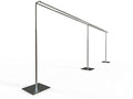 Adjustable Heavy Duty Portable Pipe and Drape Backdrop Kit 10FT x 20FT Double Crossbar Easy Set Up for Wedding&Party&Photography&Baby Show&Display (No Drape)，But Not for Flower Walls/TVs/Heavy Items - size: 10FT x 20FT & Double Crossbar & No Drape