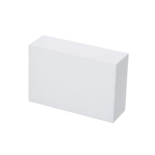 Crafare 8 Pack Craft Foam Blocks 6X4X2in Polystyrene Brick Rectangle for Arts School Projects Sculptures Floral Arrangements Modeling and Centerpieces - size: 6x4x2inch 8pcs