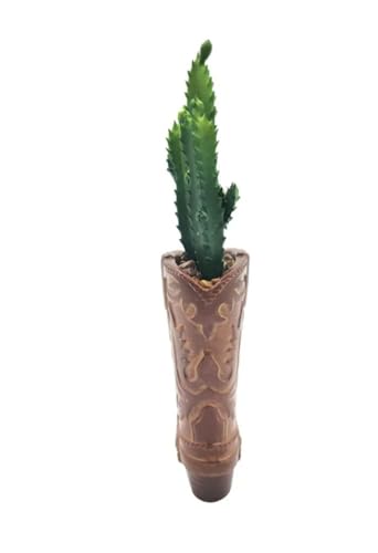 Artificial Cactus Succulent, 1 Piece – Brown