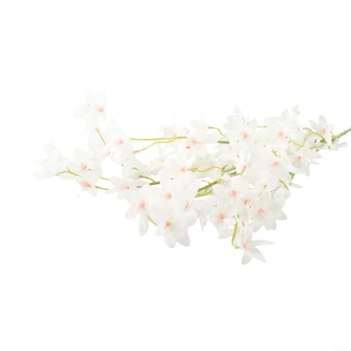 FABULETTA Artificial Flower Arrangement, Perfect for Weddings, Offices, and Living Rooms, (White) - color: White