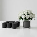XCEL Florist Foam Floral Foam Blocks - Reusable, Weather Resistant Styrofoam for Artificial Flowers (Black 3" Round x 3" Thick - 10 Pack) - color: Black 3" Round X 3" Thick - 10 Pack