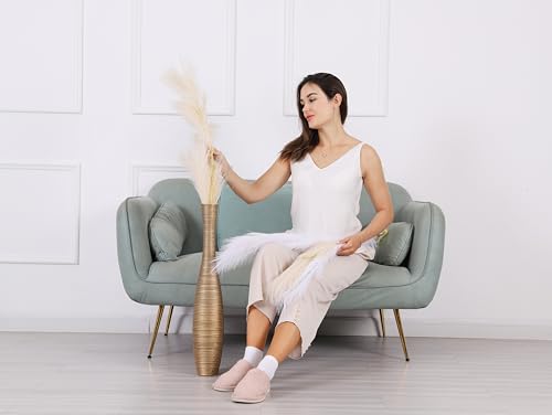 Leewadee Decorative Tall Floor Vase for Living Room Decor, 26 inches, Gold, Resin - color: Gold, size: 26 inches