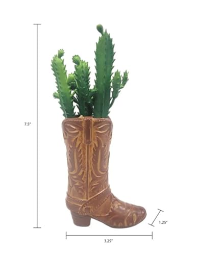 Artificial Cactus Succulent, 1 Piece – Brown
