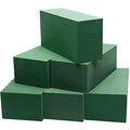 6 Pcs Floral Foam, Wet and Dry Floral Foam Blocks Flower Arrangement Kit for Fresh or Silk Artificial Flowers (Green, 6" L x 3" W x 2.5" H)
