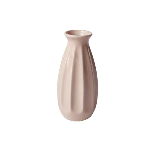 Simple Vase for Flowers Plants, Small Cute Flower Vase for Modern Table Shelf Home Decor Wedding Boho Decor, Farmhouse - color: 1pc-stjh-pink