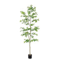 Bellacat Faux Black Olive Tree 7ft, Tall Faux Trees Indoor with Natural Trunk and Realistic Leaves. 7 Feet(84in) Artificial Tree for Home Office Décor. - style: 7ft Black Olive Tree
