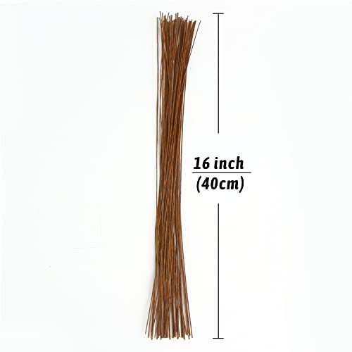 Decora 20 Gauge Brown Floral Wire 16 inch,50/Package - color: AD054S5P50F