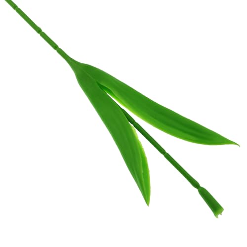 yyangz 20PCS Tulip Stem and Leaves One Piece Branch Simulation Tulip Stem and Leaves Simulation Flower Tulip Stem and Leaves for Wedding Flower Arrangement Boutonniere Gift Packaging Decoration