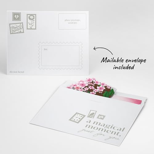 Lovepop Birthday Bouquet for Mom | Orchid Bouquet and Birthday Sentiment | 12" Bouquet | Mailable Envelope included - color: Orchid Birthday Bouquet and Sentiment Set for Mom