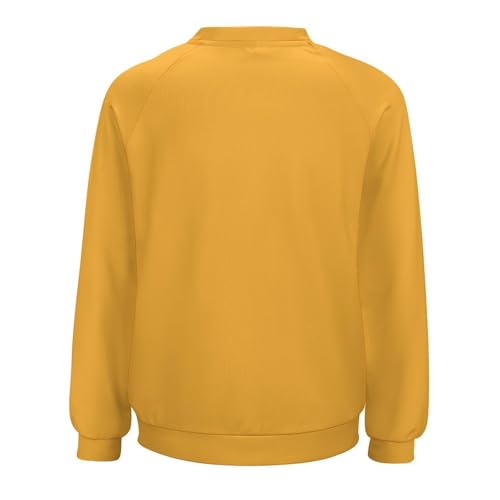 domirica Halloween Sweatshirts for Women Black Cat Print Pullover Crewneck Oversized 2024 Fall Fashion Casual Warm Shirt - color: Anime, size: Medium