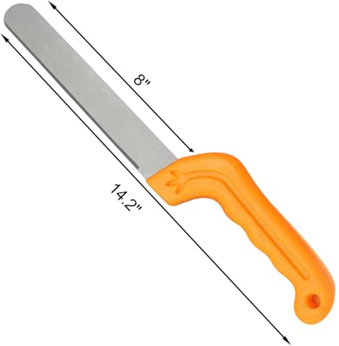 Tinsow Florist Professional Cutting Knife for Flower Foam Block Knives for Floral Foam Block Bricks(Orange) - color: Orange