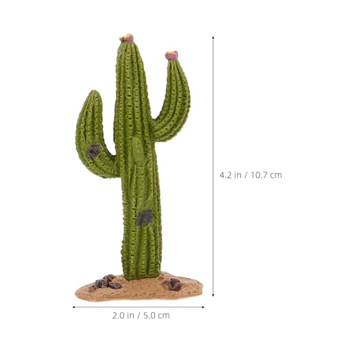 Cabilock 5pcs Fake Plant Succulents Artificial Cactus Tree Wall Decor Easy to Maintain Cactus Ornament for Office Home