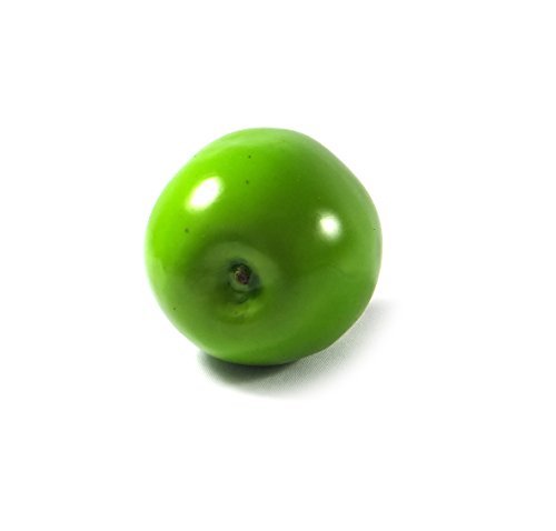 Vasefill 6-Pack Artificial Green Apple Plastic Apples Fruit Six Pieces Fake Granny Smith Manzana - color: Apple (Granny Smith)