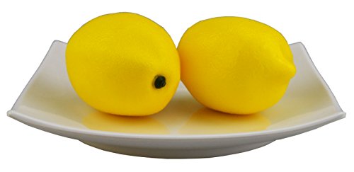 Artificial Lemons Simulation Lifelike Small Lemons Fake Fruit for Home Kitchen Wedding Party Decoration Photography 12pcs Set (Yellow) - size: 12 Pcs - Normal Size