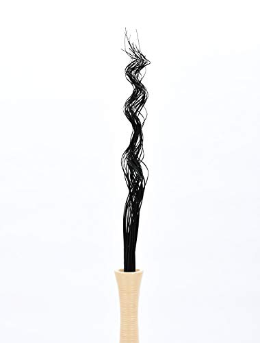 Leewadee Wavy Palm Leaves – Loose Decor Twigs for Floor Vases, Colored and Dried Arrangements for Home and Business Decorations, 39 inches, Black Brown - color: Black Brown, style: Branches