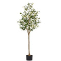 Artificial Olive Trees Indoor 6ft, Faux Olive Tree 6 Feet Fake Plants with Realistic Leaves Olive Silk Tree Home Bedroom Housewarming Gifts - color: 6ft