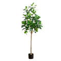 Nearly Natural 5ft. Artificial Audrey Ficus Tree - size: 5ft