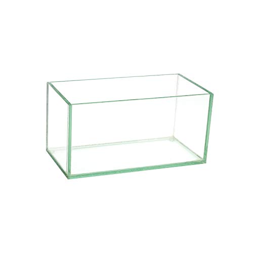 Royal Imports Flower Glass Vase Decorative Centerpiece for Home or Wedding Oblong Rectangle Shape (8", Clear) - color: Clear, size: 8" (4x4)