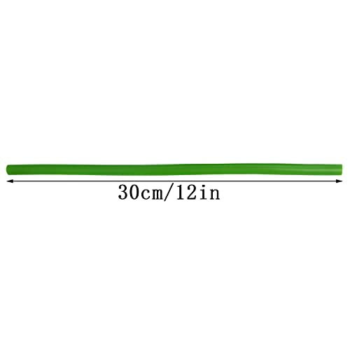 yyangz 30PCS 12inch Artificial Flower Stem Covers for DIY Wedding Bouquet Corsage and Floral Arrangement, Green