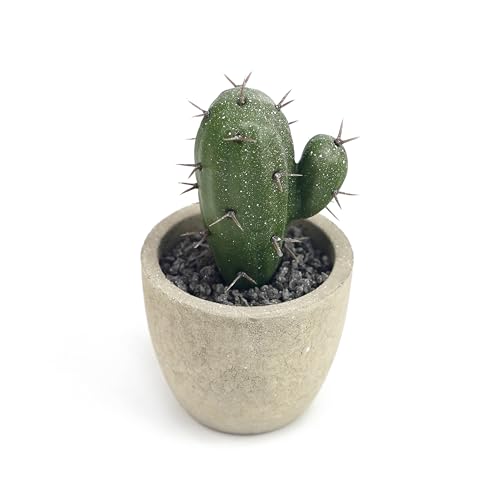 4" Artificial Potted Plants Faux Cactus