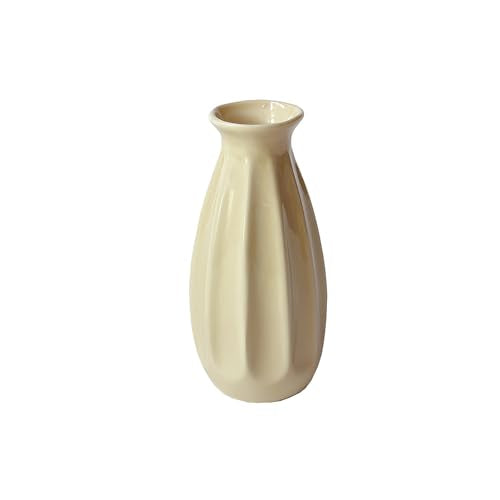 Simple Vase for Flowers Plants, Small Cute Flower Vase for Modern Table Shelf Home Decor Wedding Boho Decor, Farmhouse - color: 1pc-stjh-brown