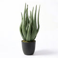 Large Potted Artificial Aloe Vera Plant - 26 Inch UV Resistant Faux Succulent Cactus for Indoor and Outdoor Home Décor