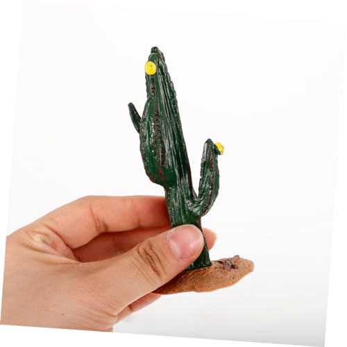 Ipetboom 5pcs Artificial Cactus Decor Faux Cactus Figurines Indoor Home Office Decoration with Realistic Texture for Living Bedroom Gift