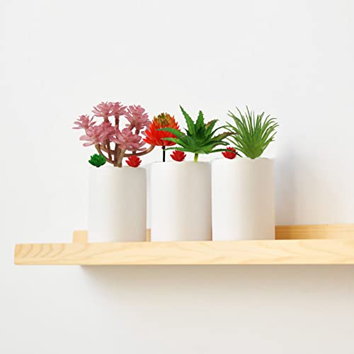 QUOZUO Succulents Plants Artificial, 22pcs Colorful Fake Succulents, Mini Artificial Succulents for DIY Crafting Home Floral Wall Garden Office Decoration (Unpotted)