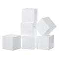 Crafare 4x4x4inch Square Foam Blocks 6 Pack Polystyrene Foam Cubes for Craft Arts School Projects Sculptures Floral Arrangements Modeling and Centerpieces - size: 4x4x4in 6pcs