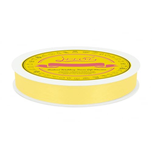 Ivory Organza Ribbon 5/8 inch x 100 Yards Sheer Chiffon Ribbon for Gift Wrapping Wedding Invitations Party Decoration Bridal Bouquets Crafts - color: Ivory, size: 5/8" X 100 Yards