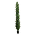 Nearly Natural 9ft. UV Resistant Artificial Cedar Pine Tree (Indoor/Outdoor) - size: 9ft