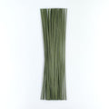 16 Gauge Floral Stem Wire, 13 Inch, Dark Green, 70 Pcs | Paper Wrapped Craft Wire, For Flower Arranging, DIY Crafts - size: 16 Gauge