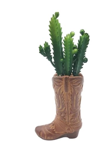 Artificial Cactus Succulent, 1 Piece – Brown