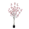 Nafresh Tall Artificial Cherry Blossom Tree, 4Ft(48'), Realistic Potted Silk Faux Tree, Indoor/Outdoor for Home, Office, Living Room, Bedroom, Porch - size: 4ft