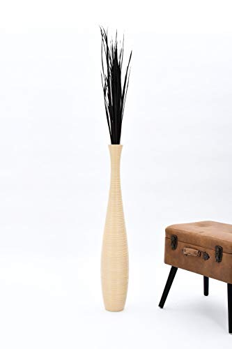 Leewadee Tall Vase Filler, Natural Grass Stems – 2 Bunches of Colored Branches for Vases, Carefully Dried Twigs for Home and Bar Decoration, 45 inches, Black Brown - color: Black Brown, style: Dried Grass