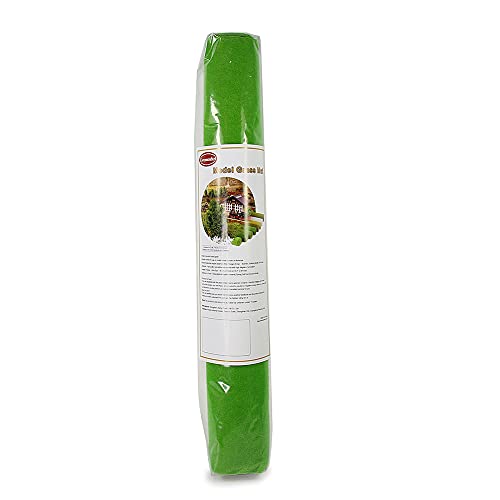 CP102 Artificial Model Grass Mat Trains Light Green 40x100cm or 15.7'' x 39'' for Decoration Craft Scenery Model DIY - color: Light Green